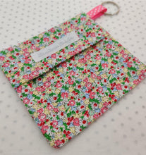 Load image into Gallery viewer, Ditsy Print Face Mask Bag Keyring