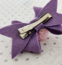 Load image into Gallery viewer, Bunny Ear Headband with detachable bow - Yellow and Pink