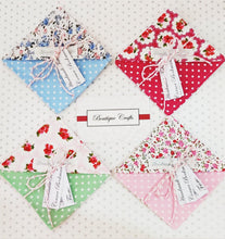 Load image into Gallery viewer, Fabric Page Corner Bookmark - Blue Ditsy Floral - BoutiqueCrafts