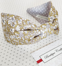 Load image into Gallery viewer, Wide Fabric Headband - Vintage Green Floral