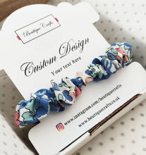 Load image into Gallery viewer, Skinny Liberty Scrunchie Bracelet - Customised positivity keepsake gift
